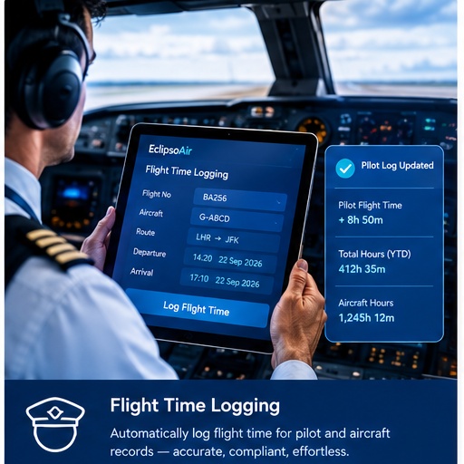 EclipsoAir biometric pilot report-for-duty concept